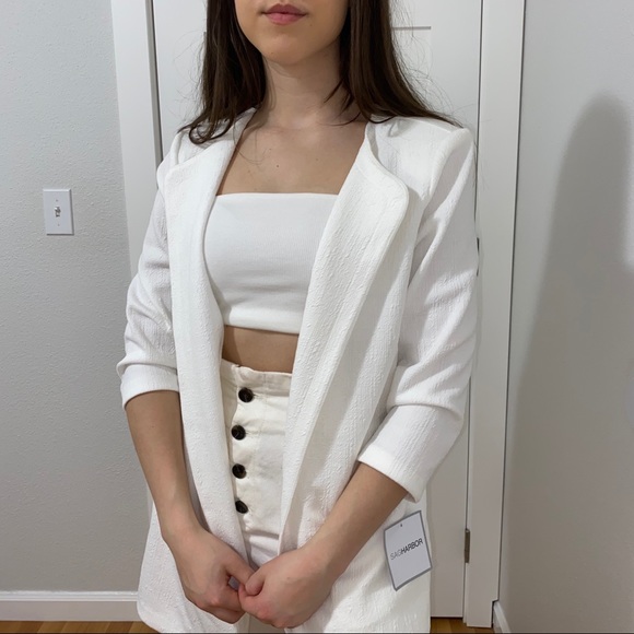 Sag Harbor Jackets & Blazers - White jacket/blazer